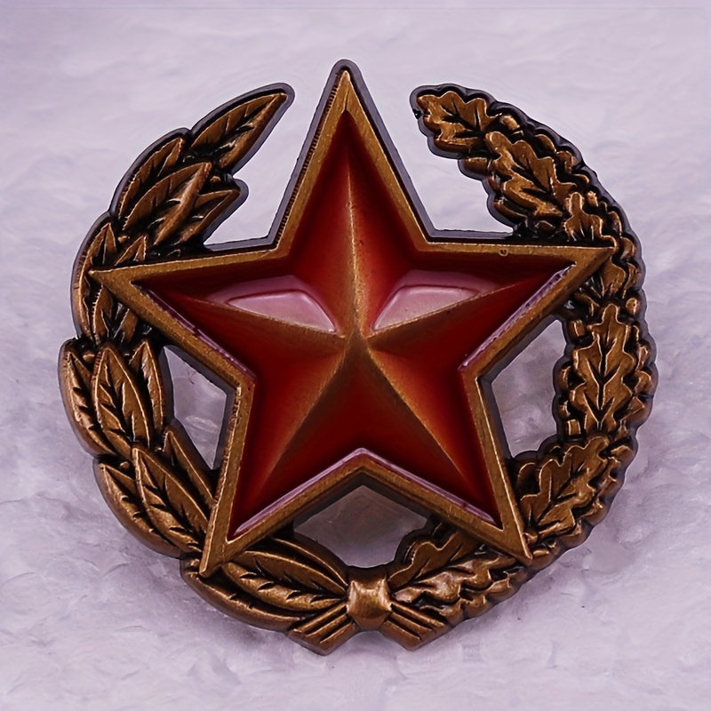 Embroidery Legacy - 1 Pezzo Emblema Stella Rossa Bielorussa