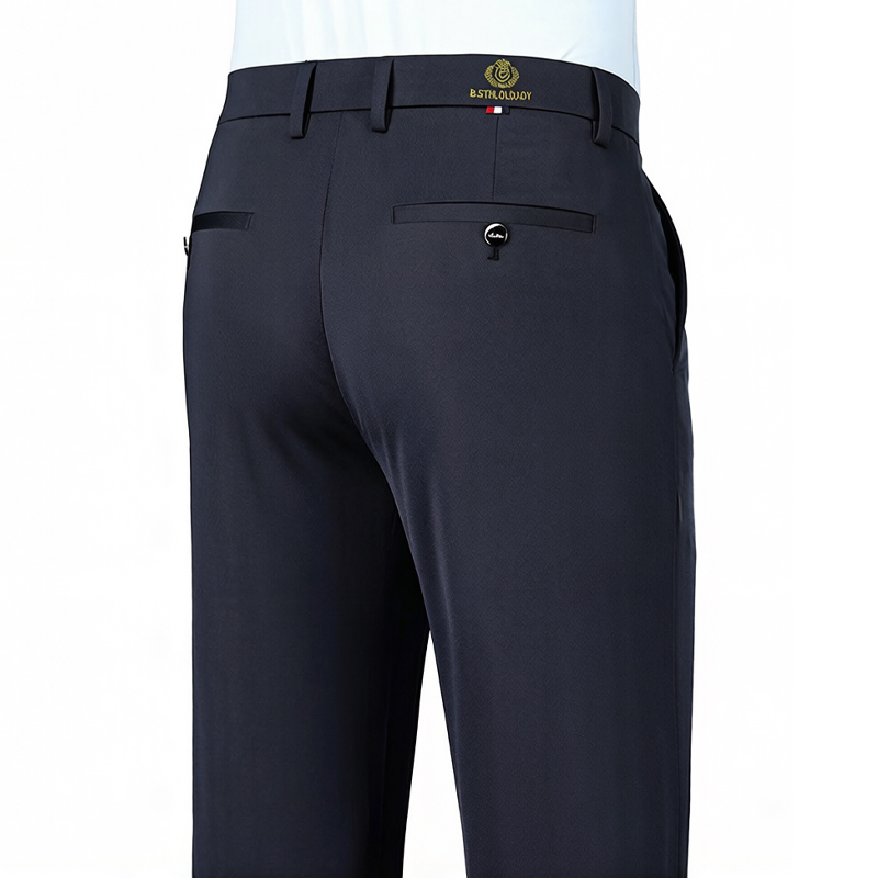 Embroidery Service - Pantaloni Eleganti da Uomo Elasticizzati 2026,