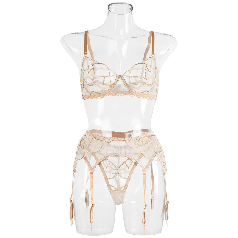 Embroidery Ring - Completo Intimo Sexy da Donna, Lingerie
