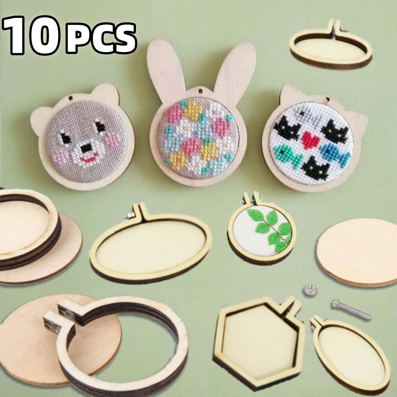Embroidery Ring - 10 pezzi mini cerchio da ricamo