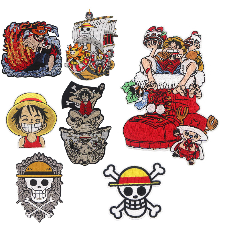 Embroidery Patch - Patch ricamate anime giapponesi termoadesive per