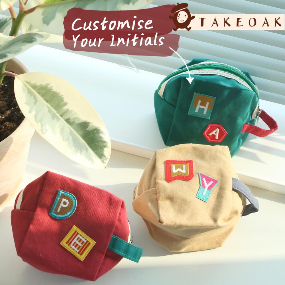 Embroidery Patch - Pochette in Tela Personalizzata con Doppia
