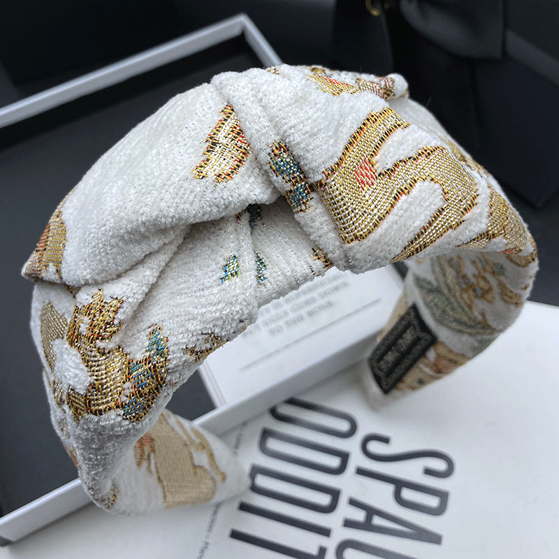 Embroidery Ring - Fascia per capelli ricamata alla moda