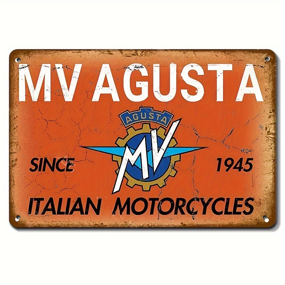 Embroidery Legacy - Targa in Metallo Vintage MV Agusta