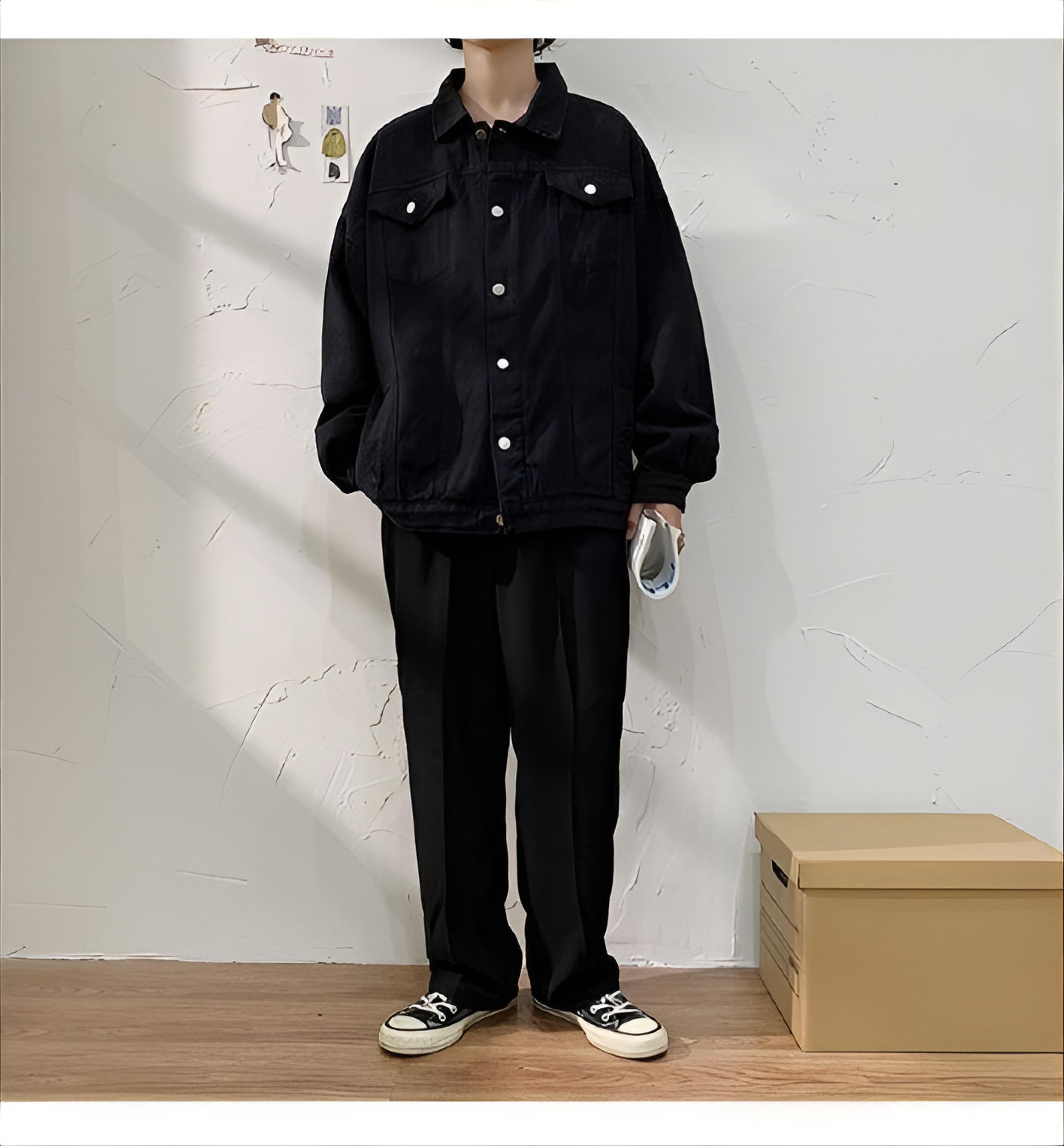 Embroidery Legacy - Giacca in Maglia da Uomo Stile