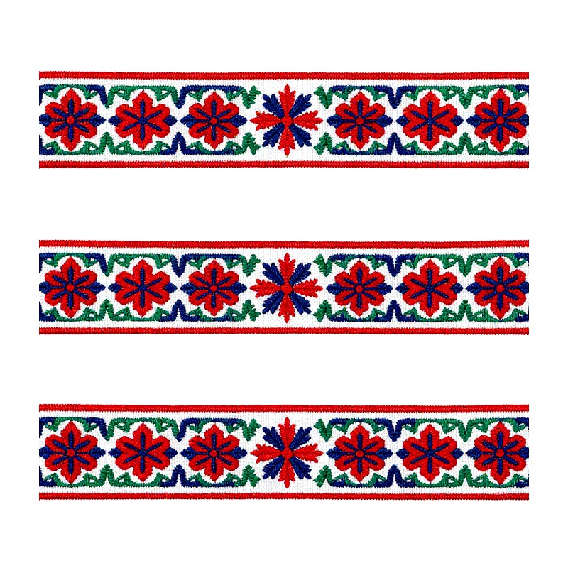 Embroidery Patch - Vinile Termotrasferibile per Ricamo Folk, Patch