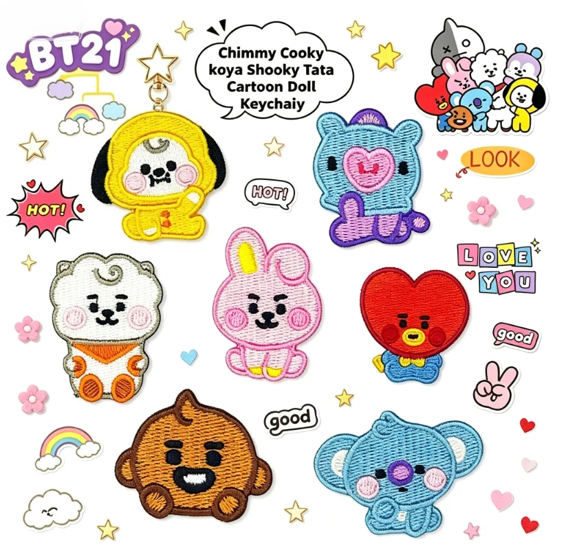 Embroidery Patch - Patch Ricamate Autoadesive LINE FRIENDS BT21