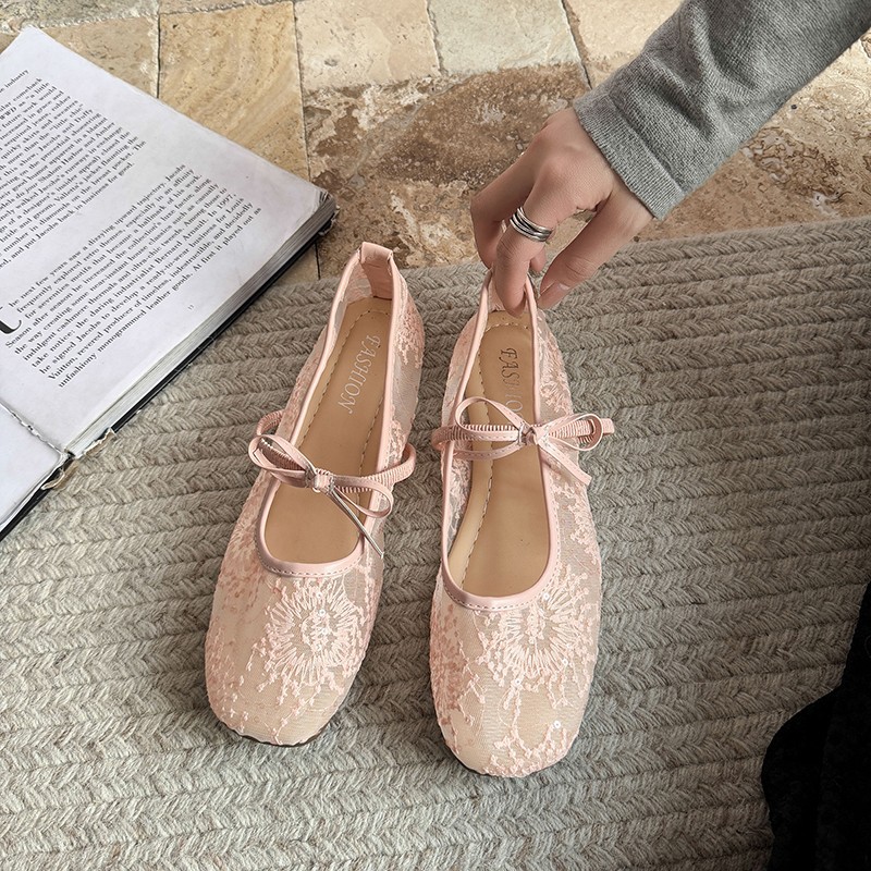 Scarpe basse da balletto delic - Embroidery Lace recensione e prezzo