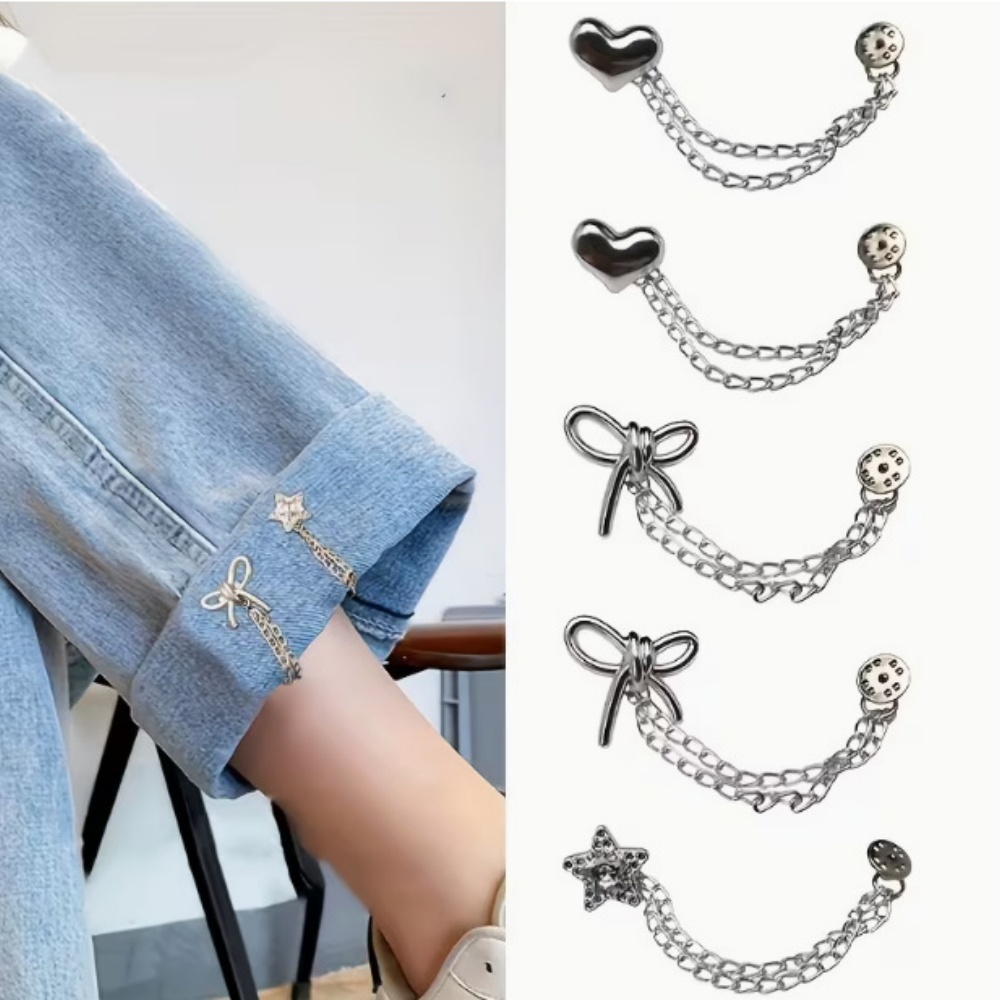 8 fermagli per pantaloni con c - Embroidery Knot recensione e prezzo