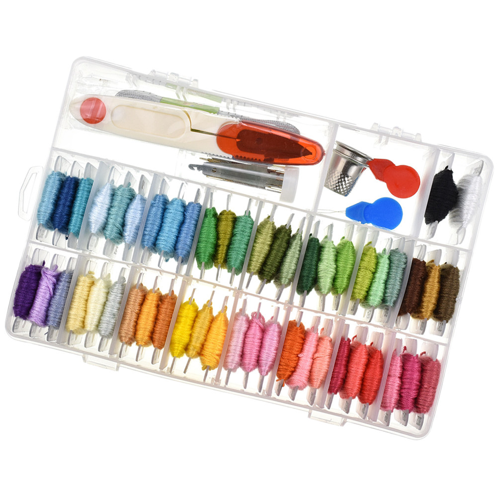 Kit di Ricamo Assortito da 50  - Embroidery For Beginners recensione e prezzo