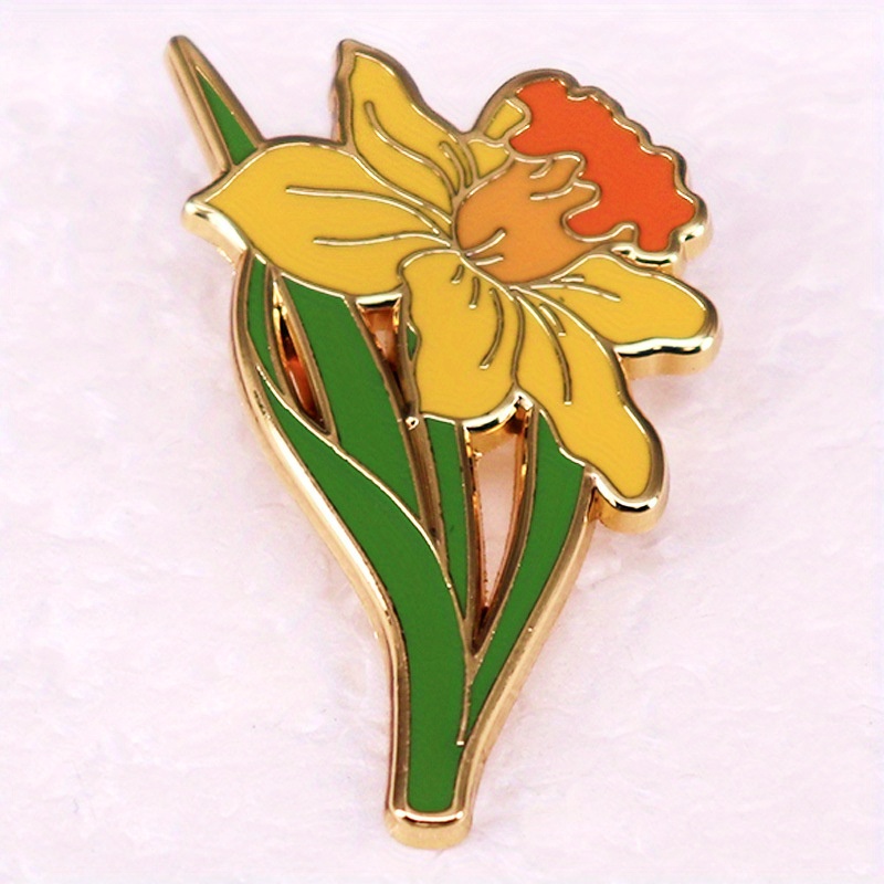 Spilla narciso gialla Pianta e - Embroidery Legacy recensione e prezzo