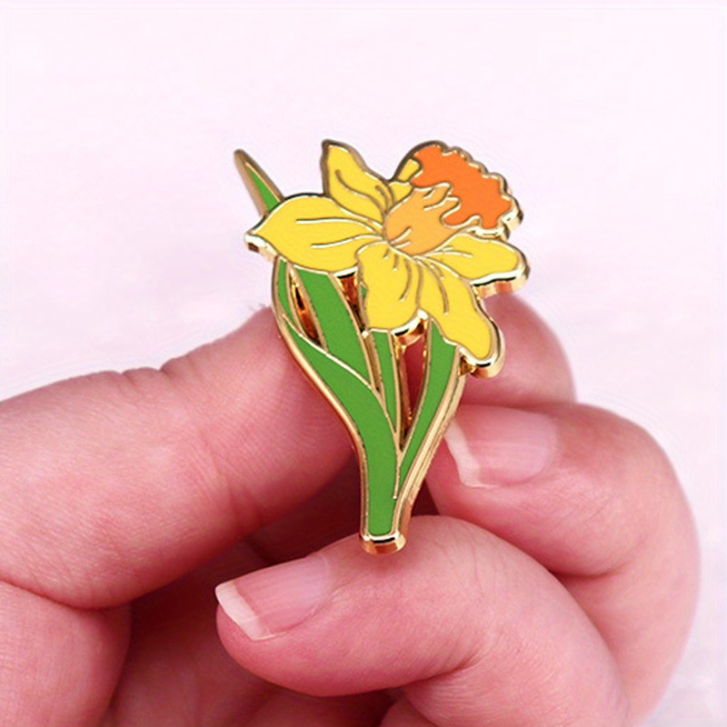 Spilla narciso gialla Pianta e - Embroidery Legacy recensione e prezzo