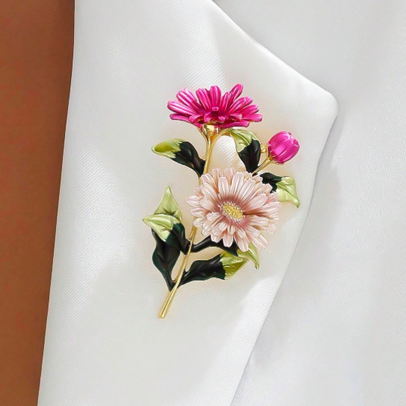 Spilla a fiore alla moda dipin - Embroidery Knot recensione e prezzo