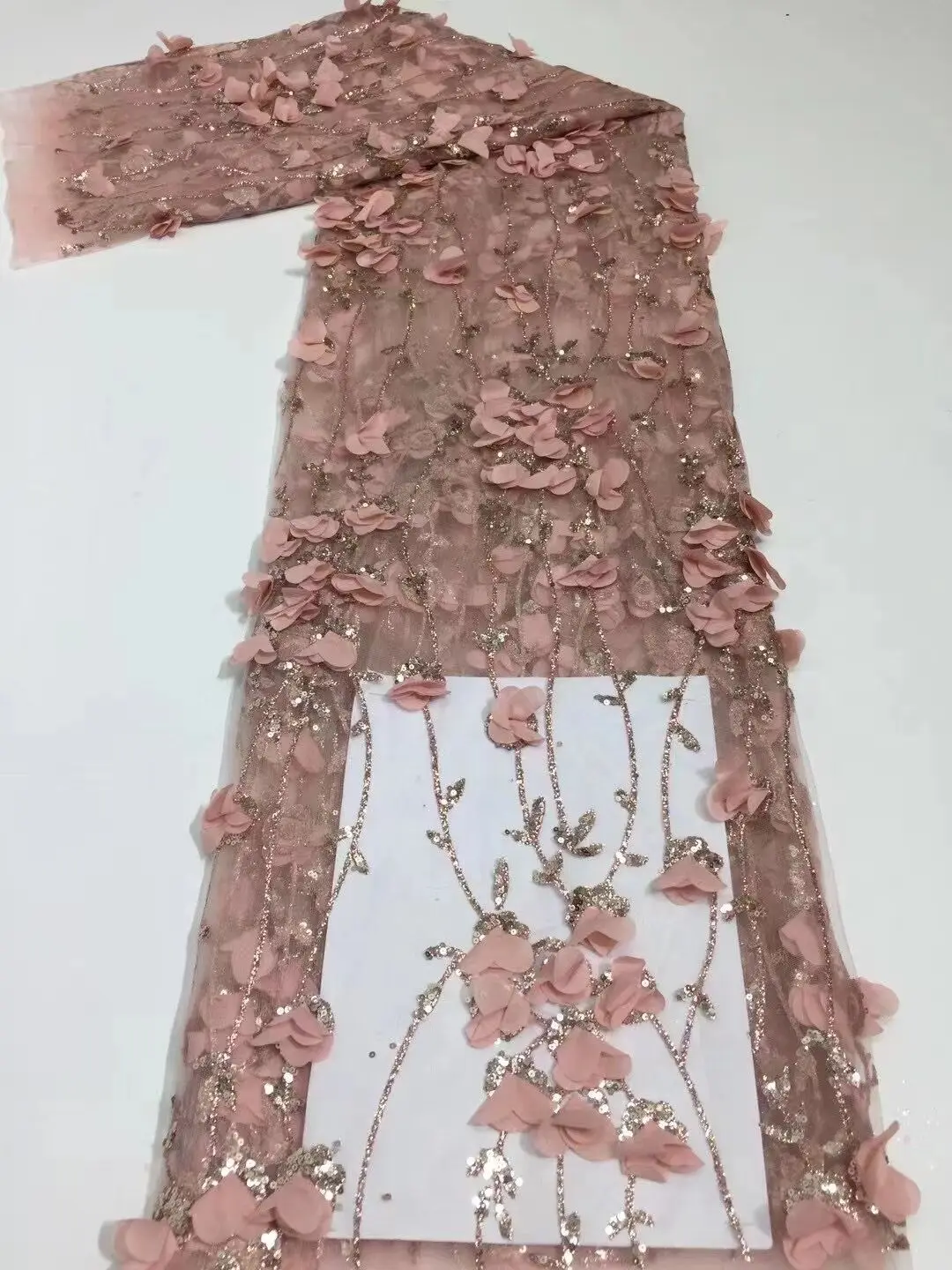 Paillettes africane/Pietre Tes - Embroidery Net Fabric recensione e prezzo