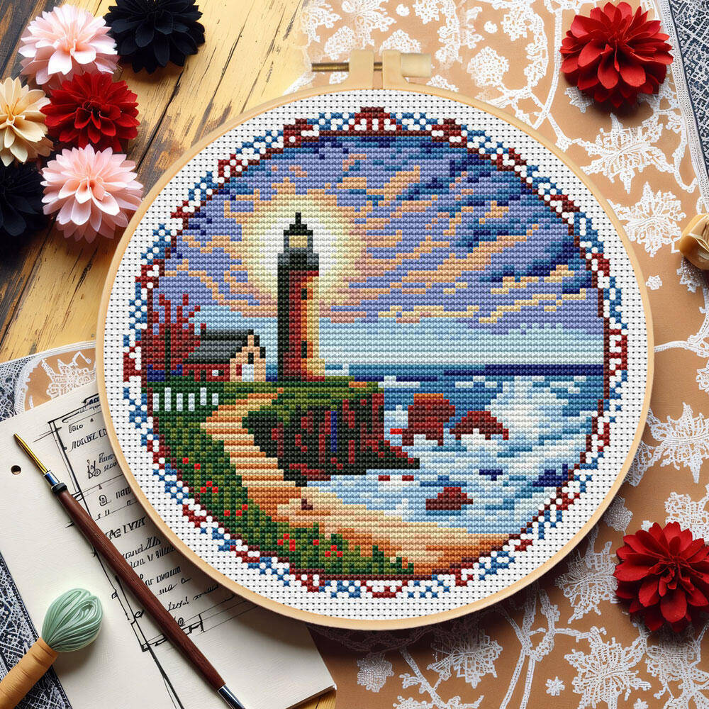 Faro punto croce con strumenti - Embroidery X Pattern recensione e prezzo