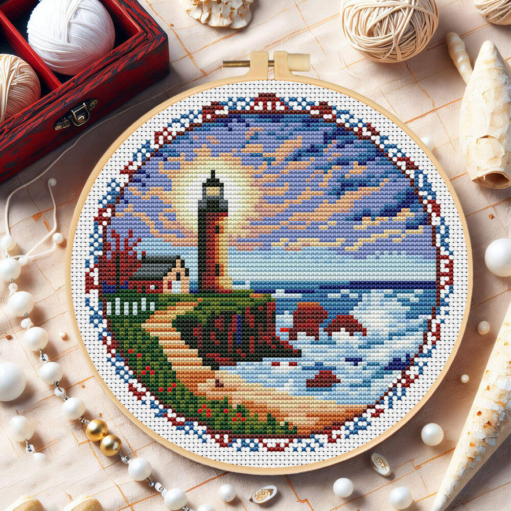 Faro punto croce con strumenti - Embroidery X Pattern recensione e prezzo