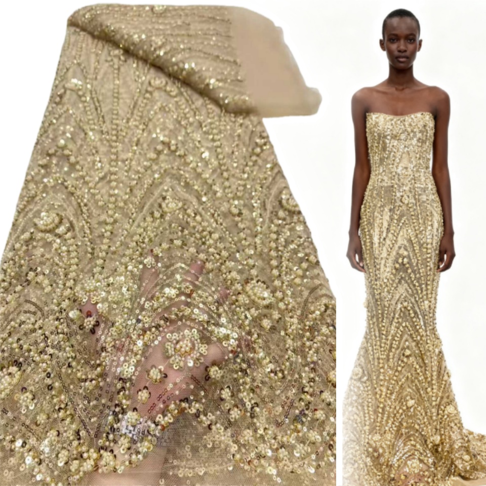 2026 Africano Nigeriano di Alt - Embroidery Net Fabric recensione e prezzo