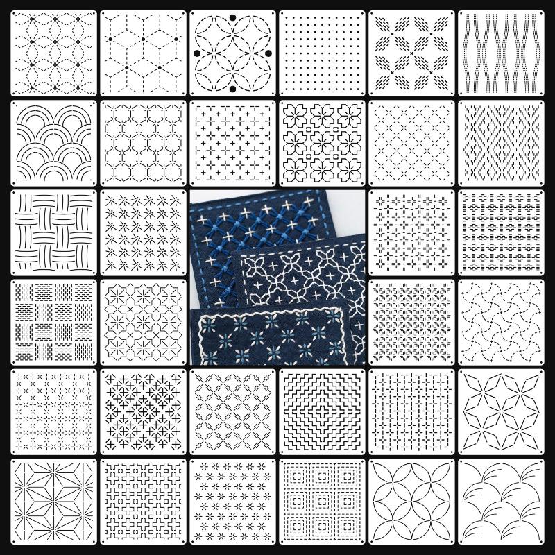 Set di 9/32 Pezzi di Stencil p - Embroidery Service recensione e prezzo