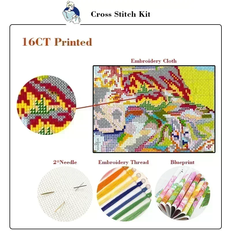 Joy Sunday Kit punto croce Ort - Embroidery X Pattern recensione e prezzo