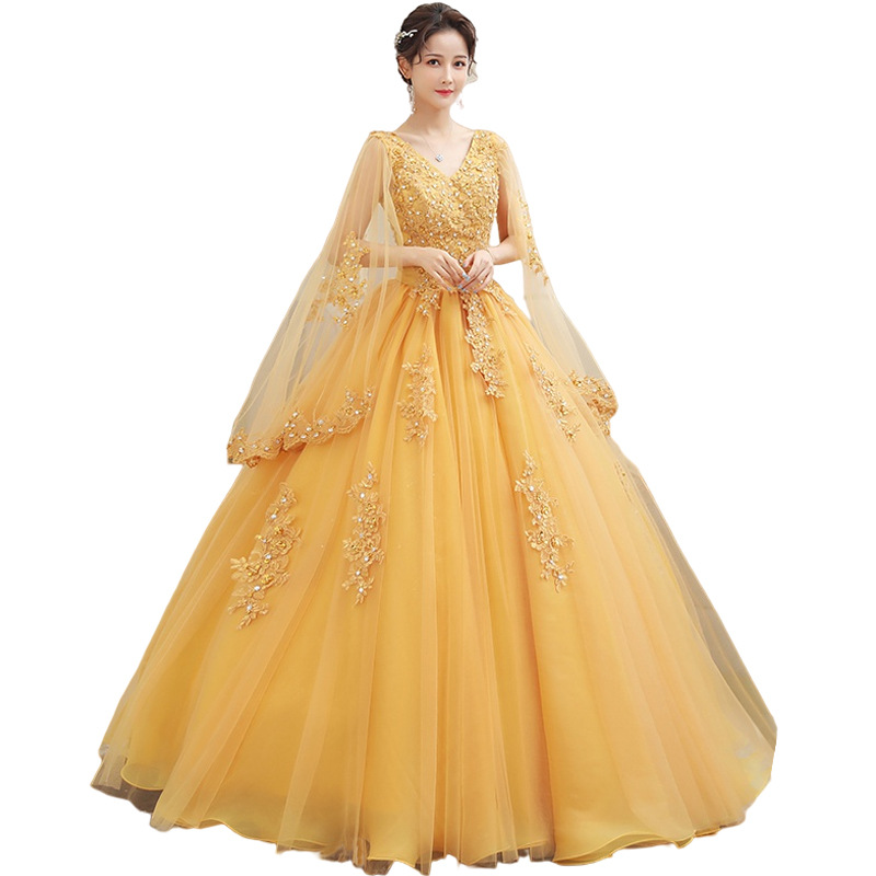 Nuovo Abito Lungo con Ricami D - Embroidery Gold recensione e prezzo